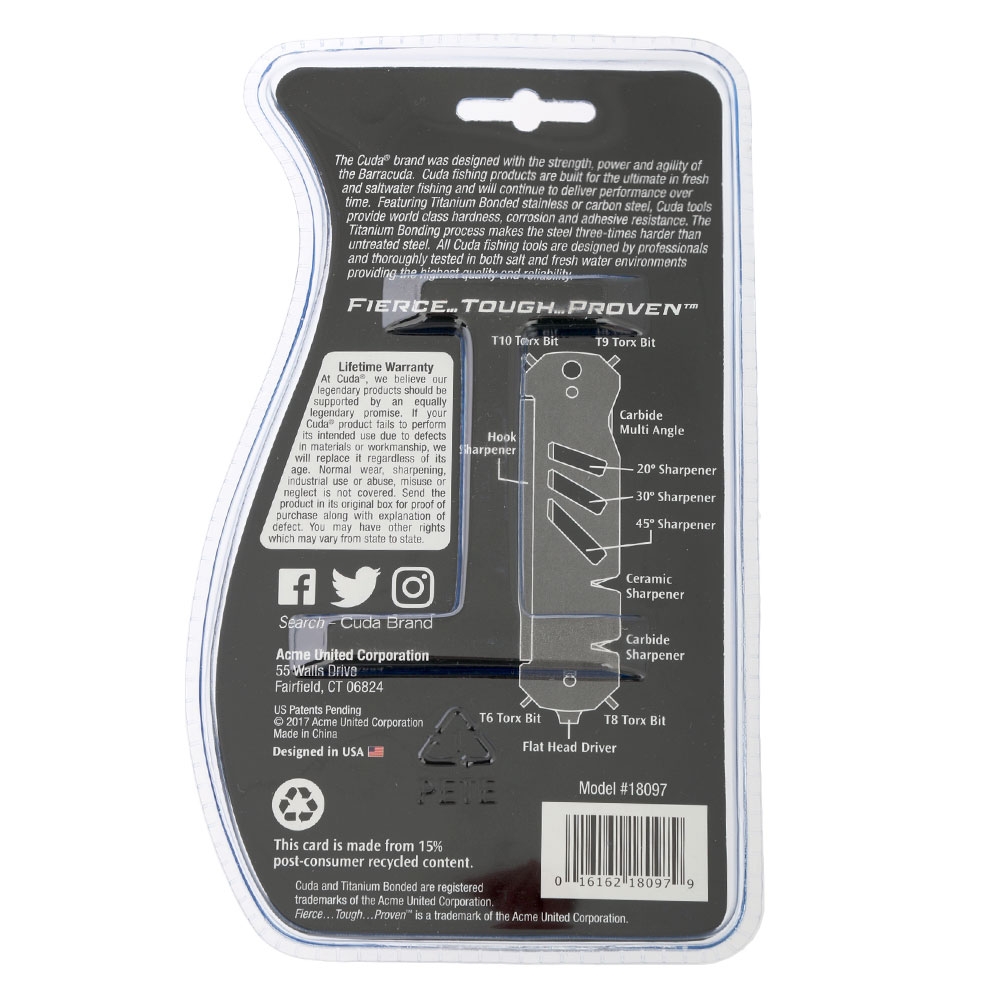 Cuda Knife, Shear and Hook Sharpener