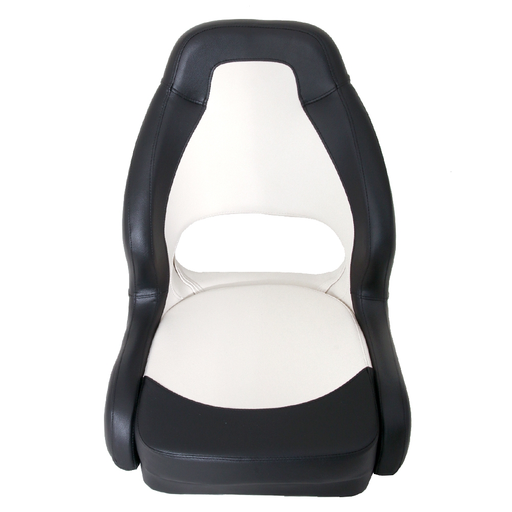 VETUS Modern Sporty Supportive Boat Seat White Black