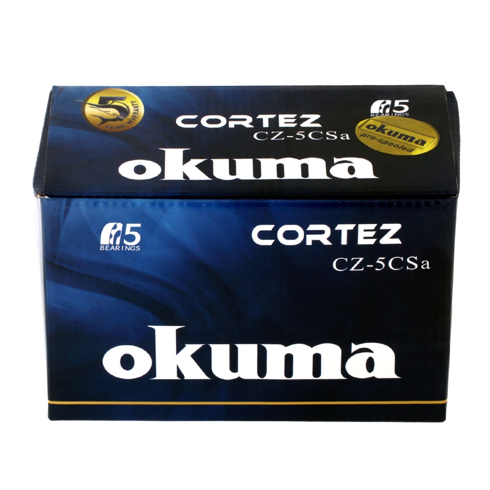 Okuma Cortez CZ-5CS Star Drag Overhead Reel with 30lb Braid