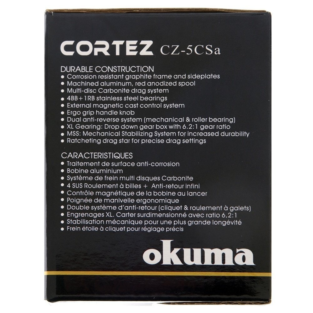 Okuma Cortez CZ-5CS Star Drag Overhead Combo 7ft 6-10kg 2pc