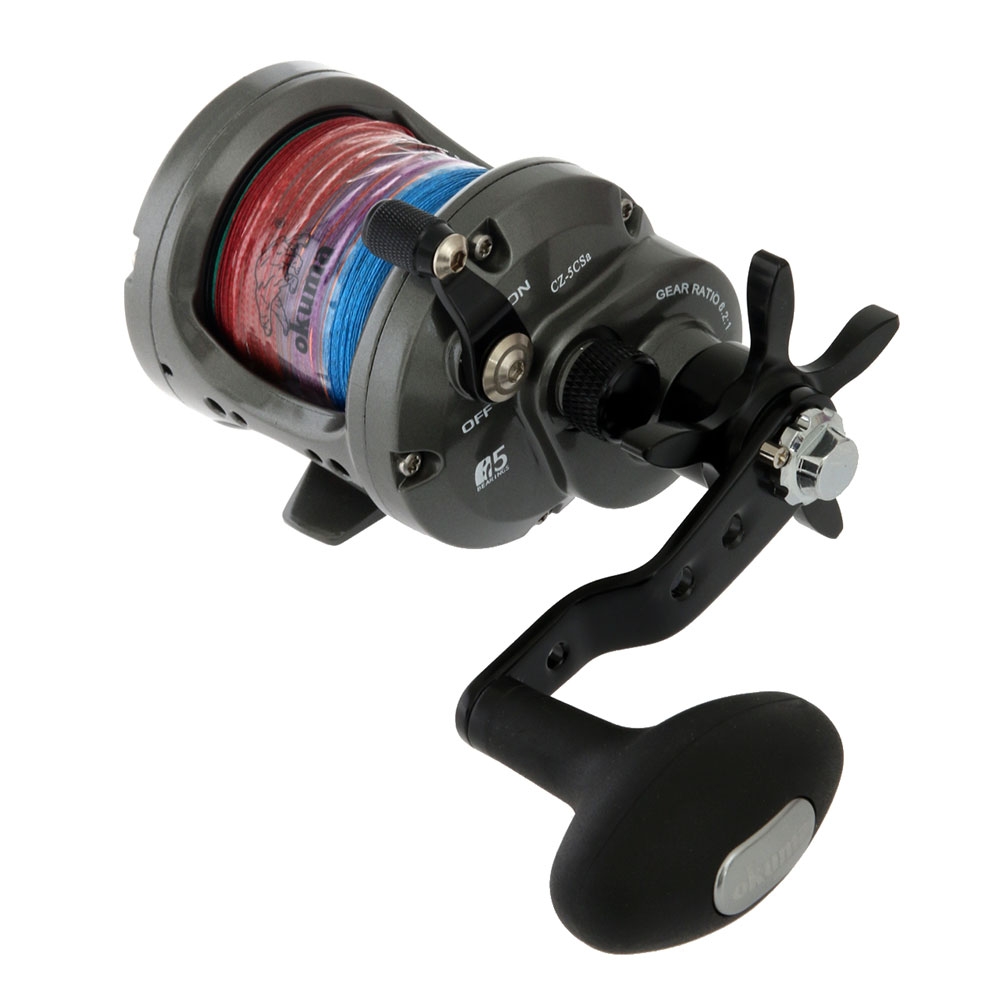 Okuma Cortez CZ-5CS Star Drag Overhead Reel with 30lb Braid