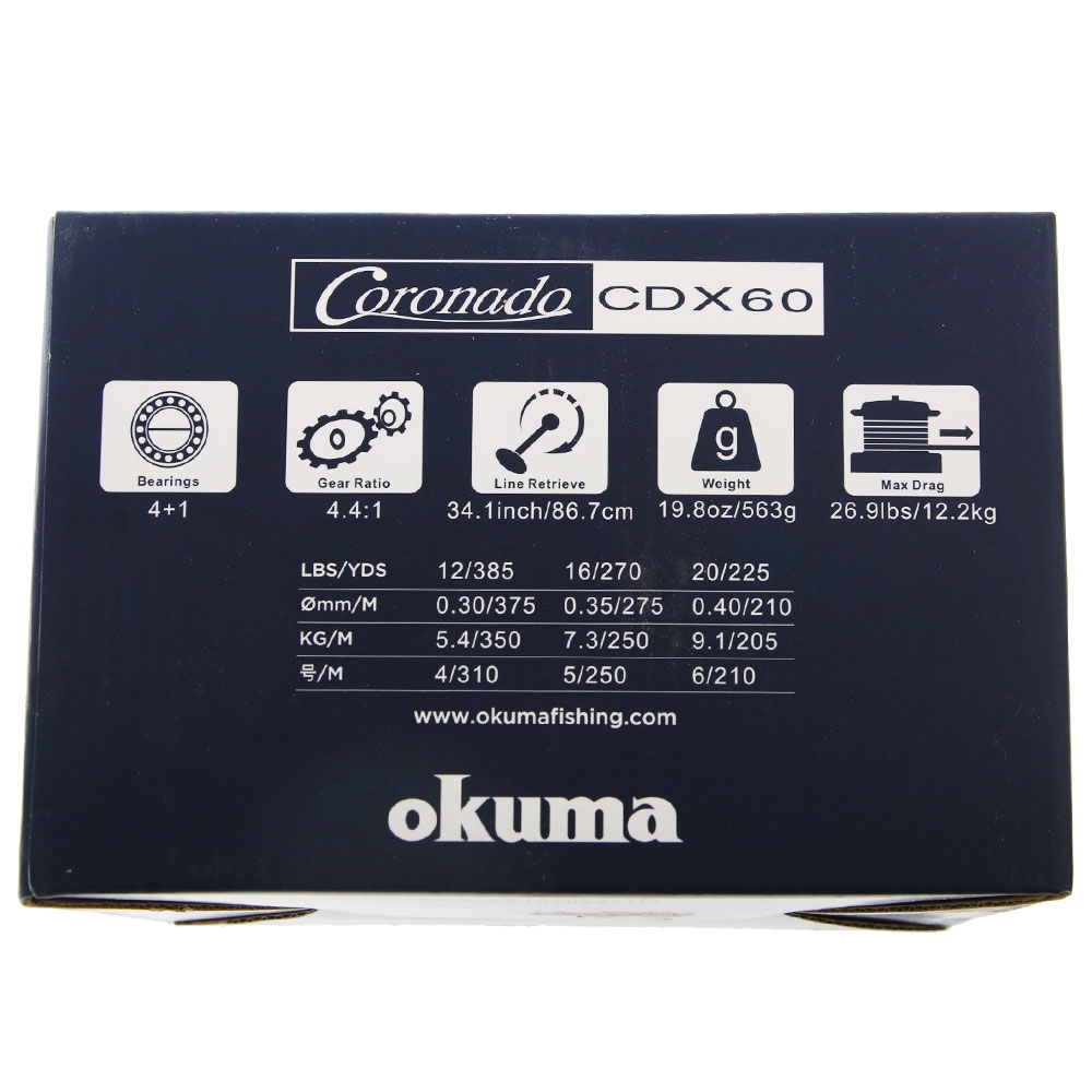 Okuma Coronado CDX 60 Baitfeeder Reel