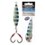 Savage Gear Squish Slow Pitch Jig Zebra Glow 11.5cm 130g Blue