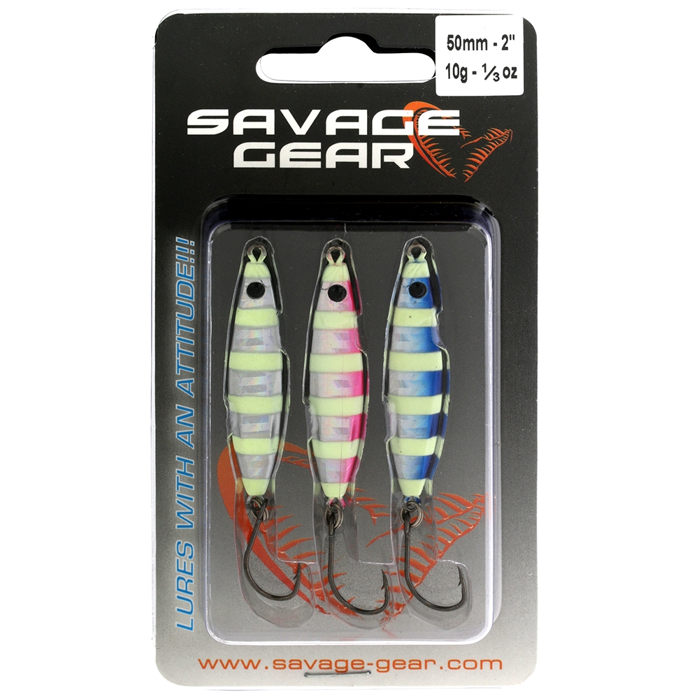 Savage Gear LRF Psycho Sprat Zebra Lure Kit 10g Qty 3
