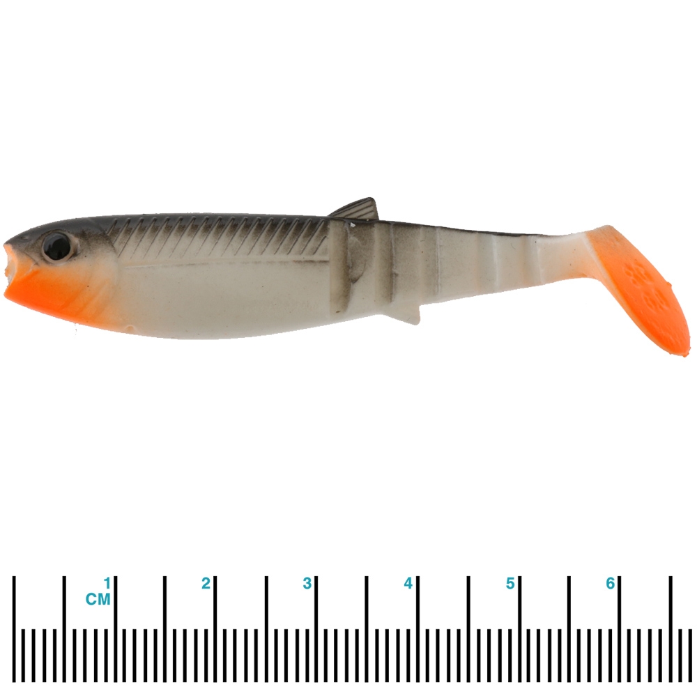 Savage Gear LB Cannibal Soft Bait Shad 6.8cm Qty 5 White and Black