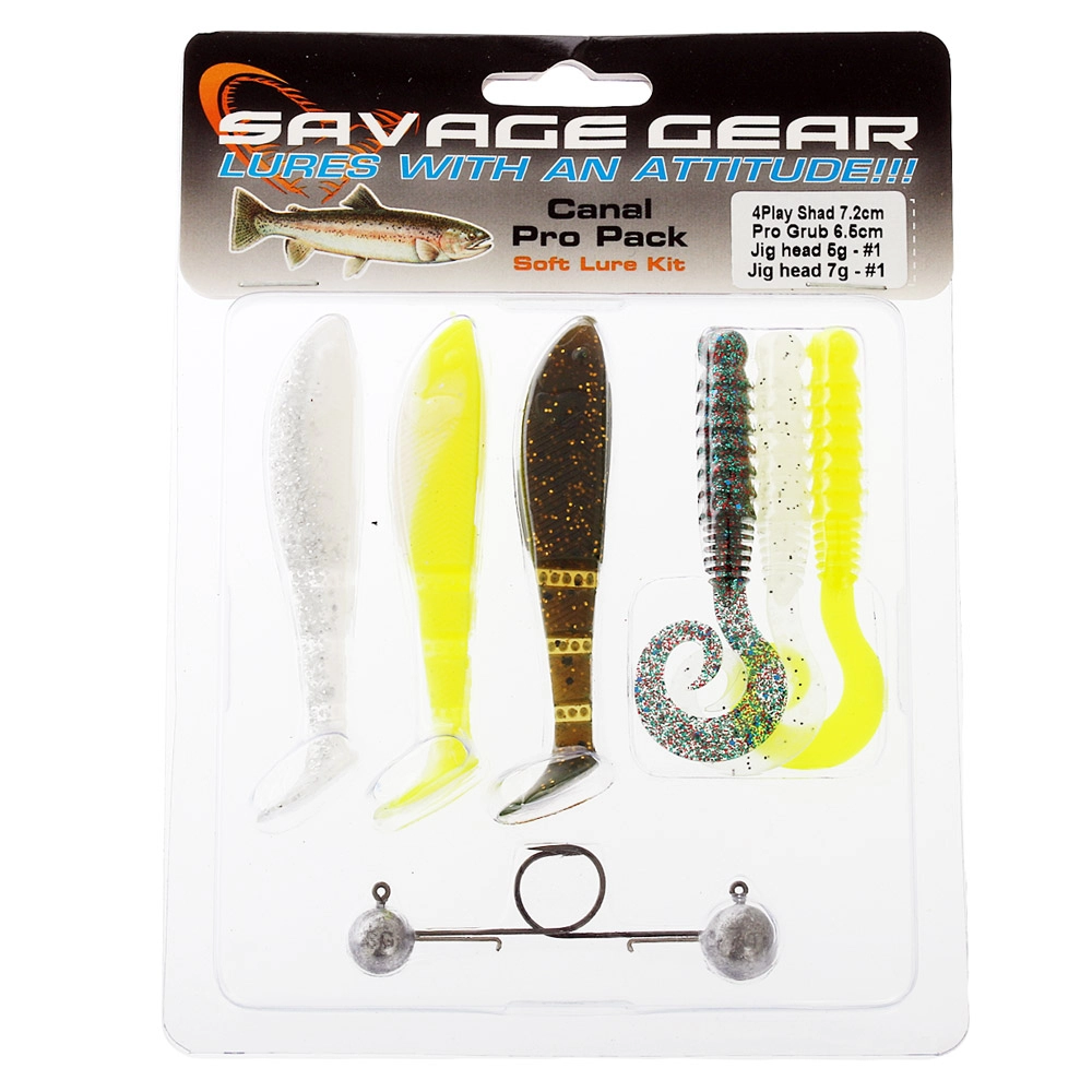 Savage Gear Perch Canal Pro 8-Piece Softbait Value Pack Savage Gear Perch Canal Pro 8-Piece Softbait Value Pack