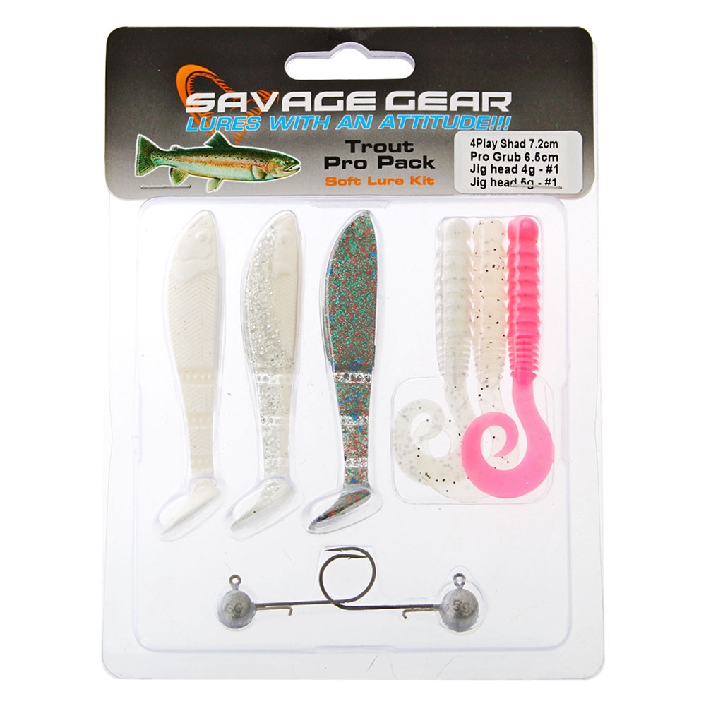 Savage Gear Trout Pro 8-Piece Softbait Value Pack