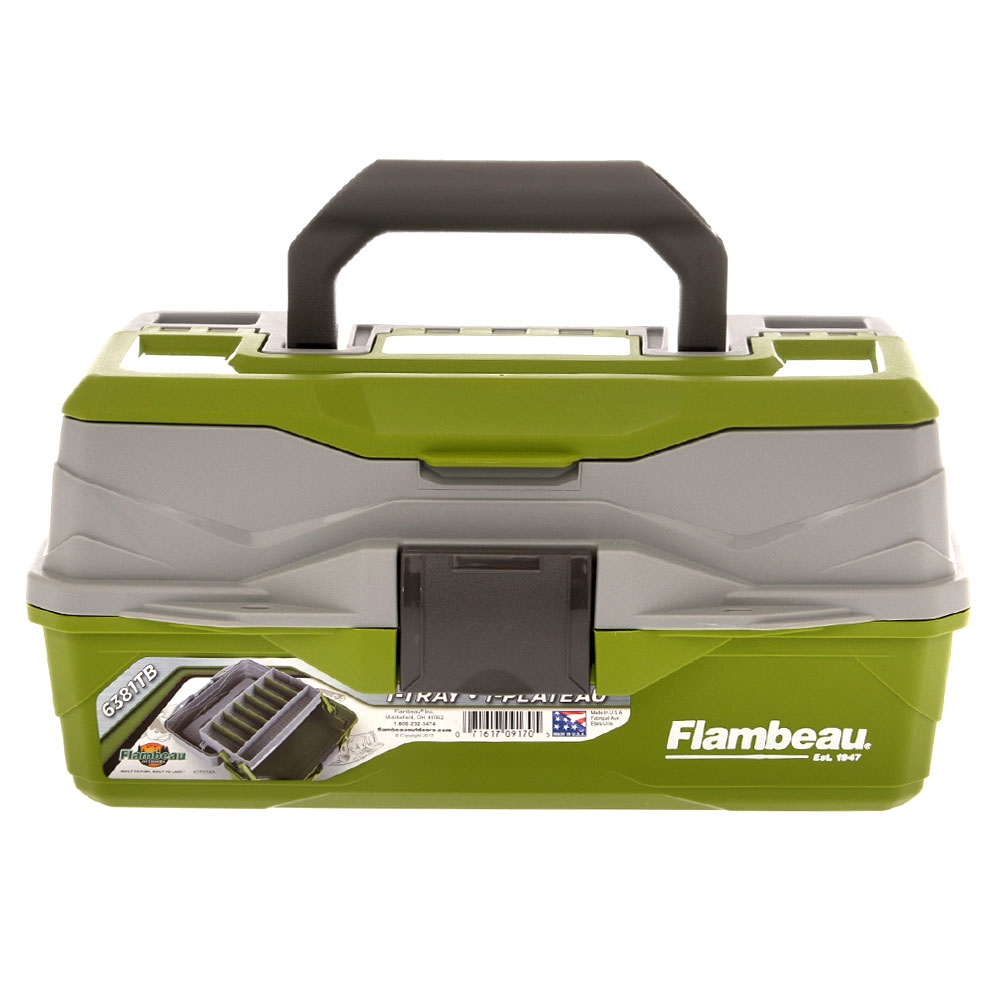 Flambeau Classic 1-Tray Tackle Box Green