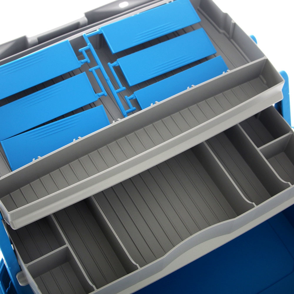 Flambeau Classic 2-Tray Tackle Box Blue