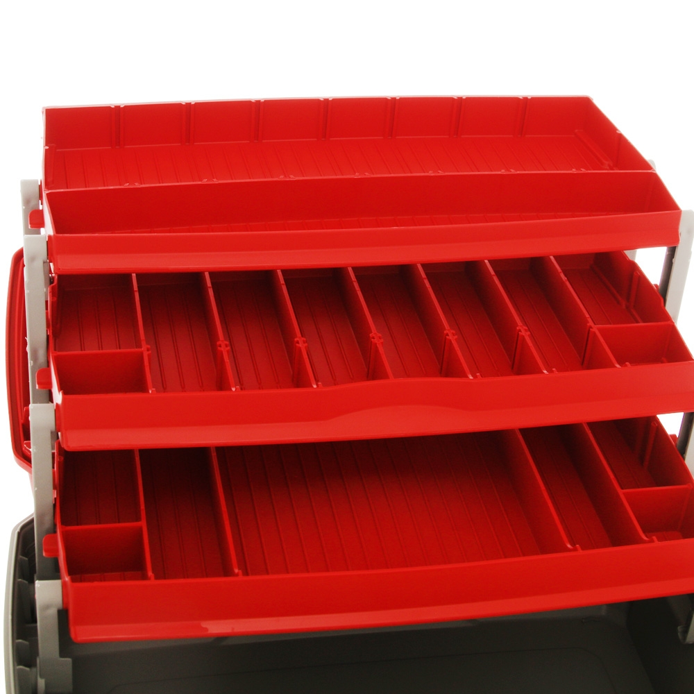 Flambeau Classic 3-Tray Tackle Box Red