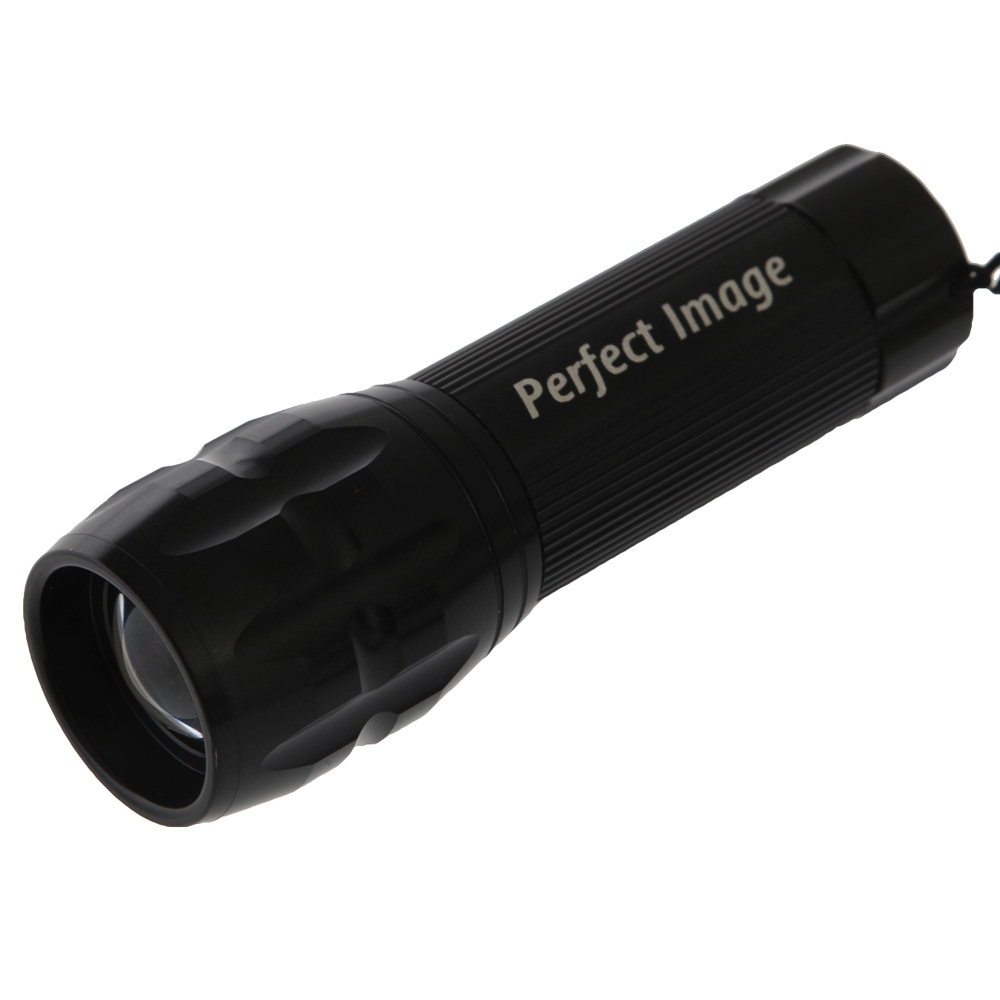 Perfect Image CREE High Power Zoom Torch Black 180lm
