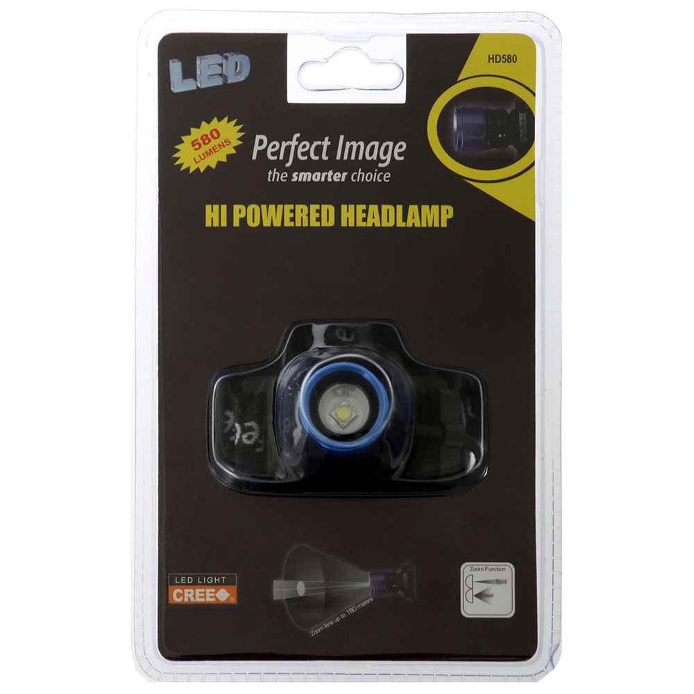 Perfect Image High Powered Zoom Headlamp 580lm
