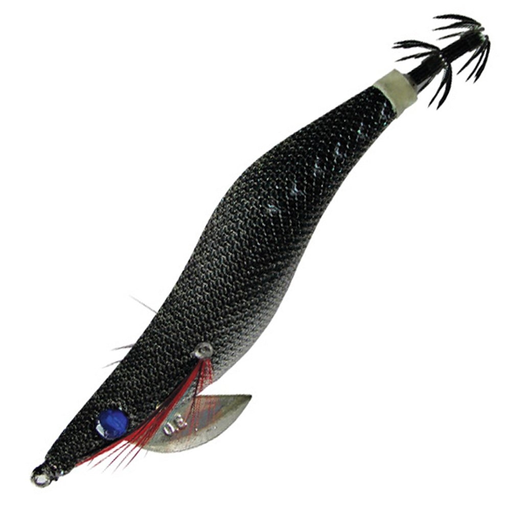 Black Magic Squid Snatcher Squid Jig Lumo Size 3.5 Black