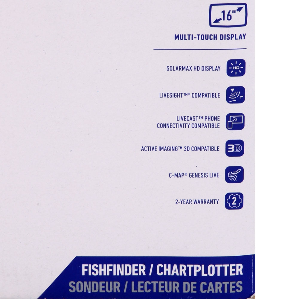 Lowrance HDS-16 LIVE GPS/Fishfinder NZ/AU with Active Imaging 3-in-1 Transducer