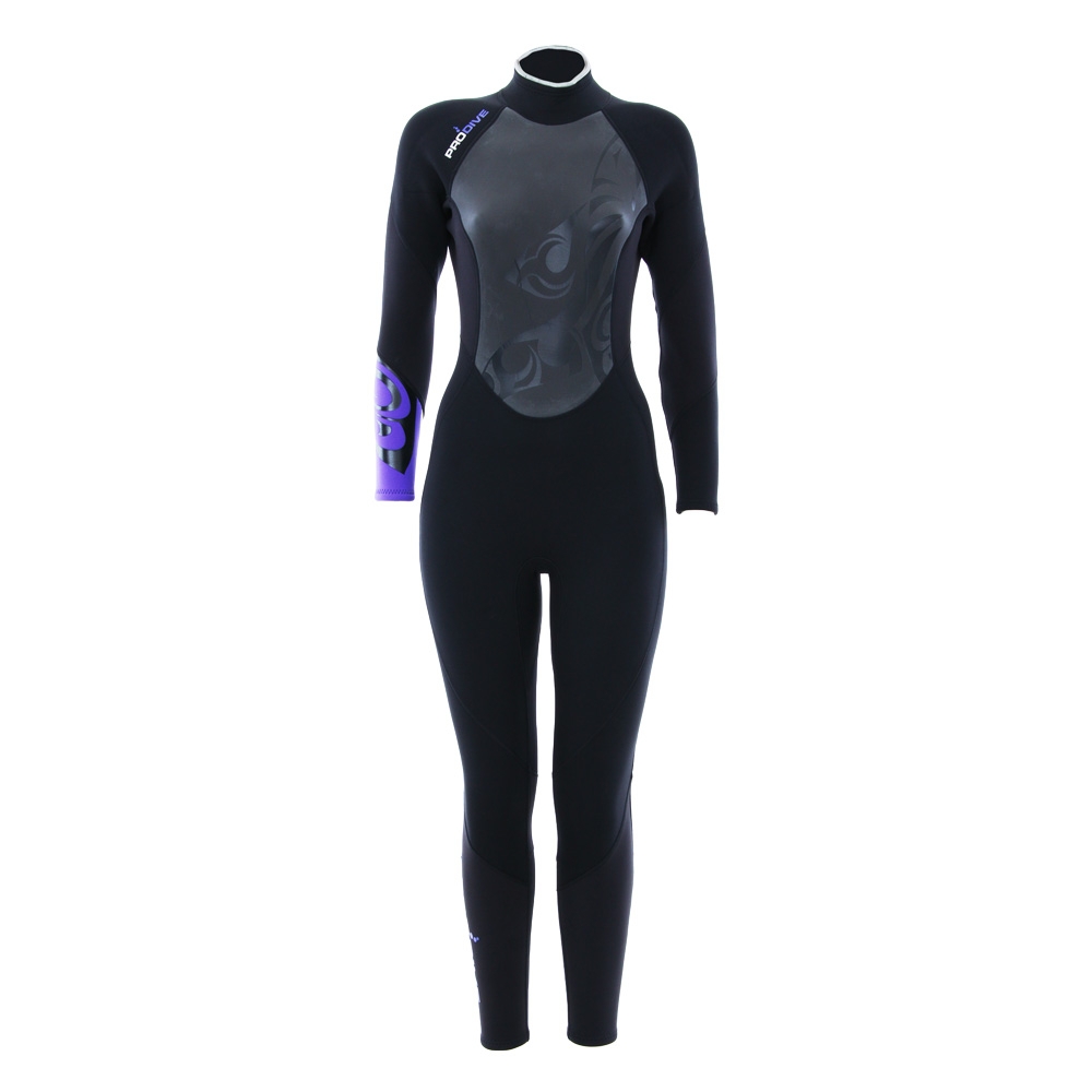 Pro-Dive Womens Steamer Wetsuit 3mm Purple