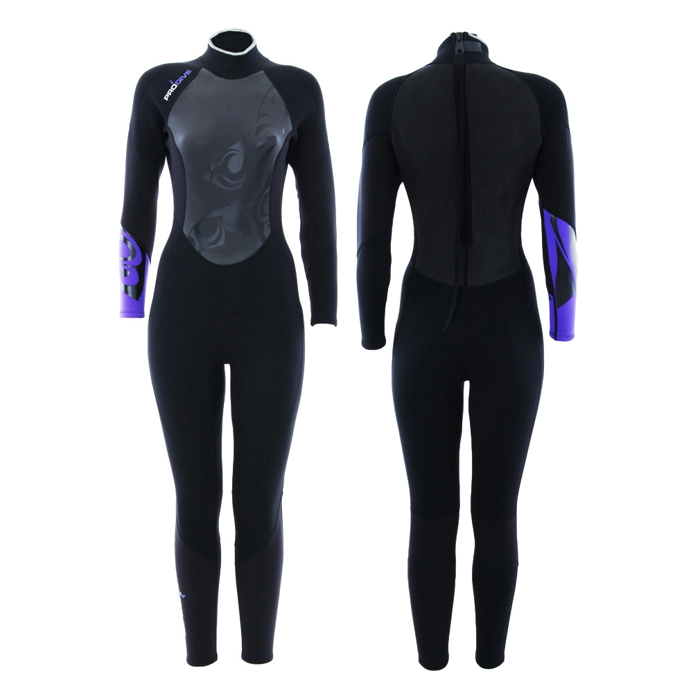 Pro-Dive Womens Steamer Wetsuit 3mm Purple