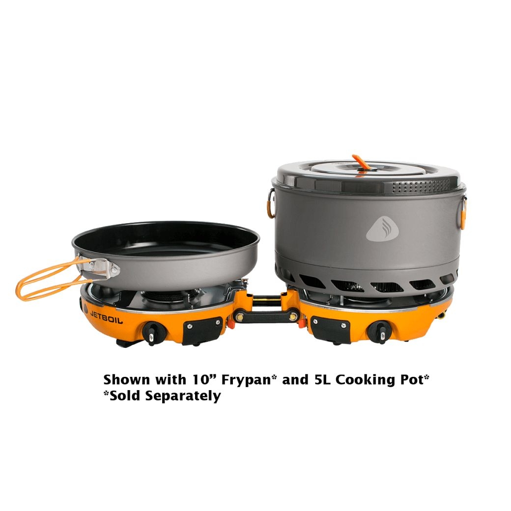 Jetboil Genesis Folding Dual-Burner Camping Stove 10,000 BTU/h