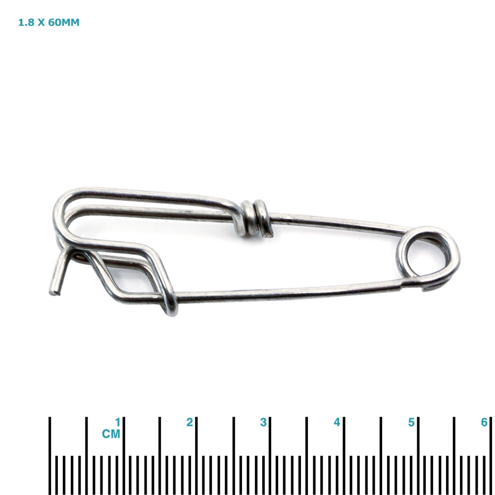 Nacsan Stainless Shark Clips Qty 1