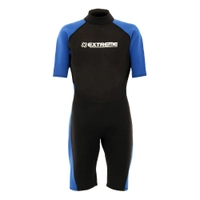 Extreme Limits Reef Mens Springsuit Wetsuit 2.5mm Black/Blue L Thumbnail Extreme Limits Reef Mens Springsuit Wetsuit 2.5mm Black/Blue L