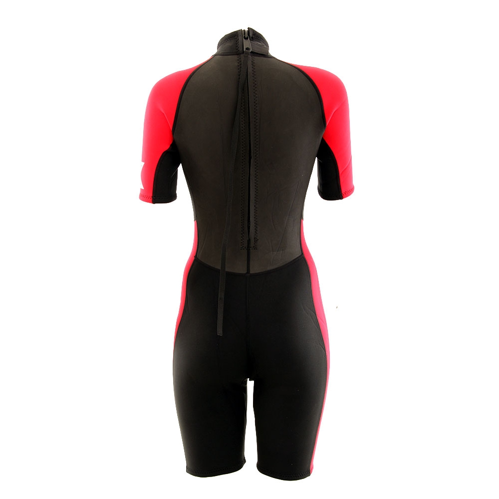 Extreme Limits Reef Womens Springsuit Wetsuit 2.5mm Black/Red 16