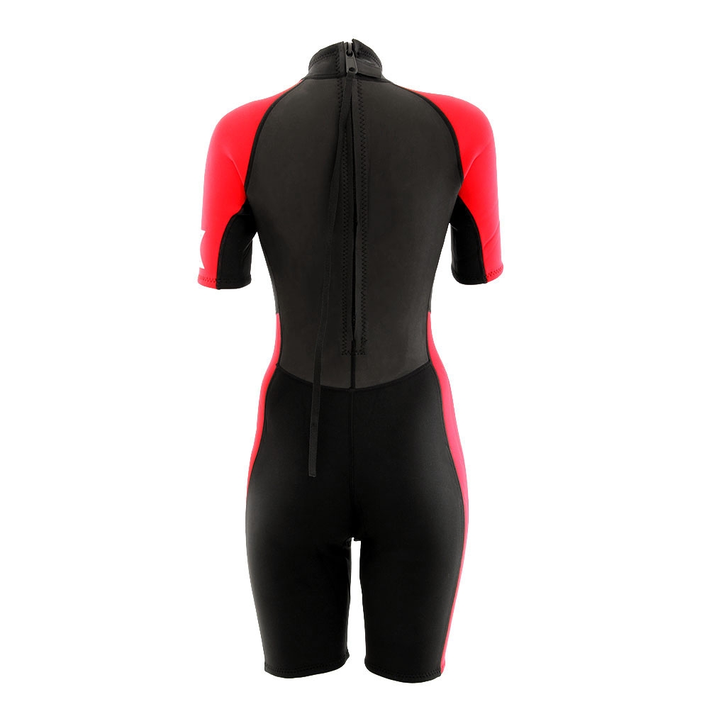 Extreme Limits Reef Womens Springsuit Wetsuit 2.5mm Black/Red