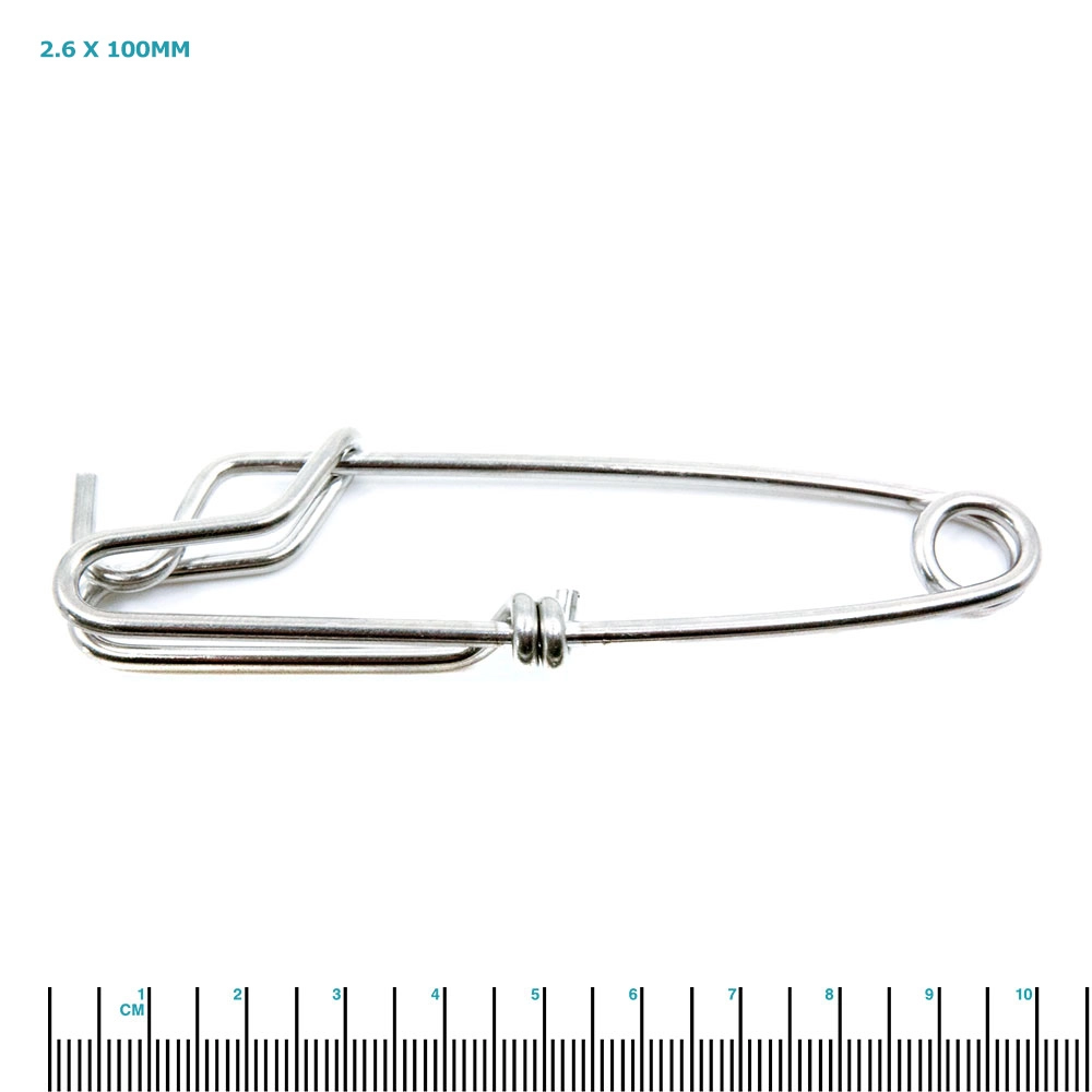 Nacsan Stainless Shark Clips Qty 1 Nacsan Stainless Shark Clips Qty 1