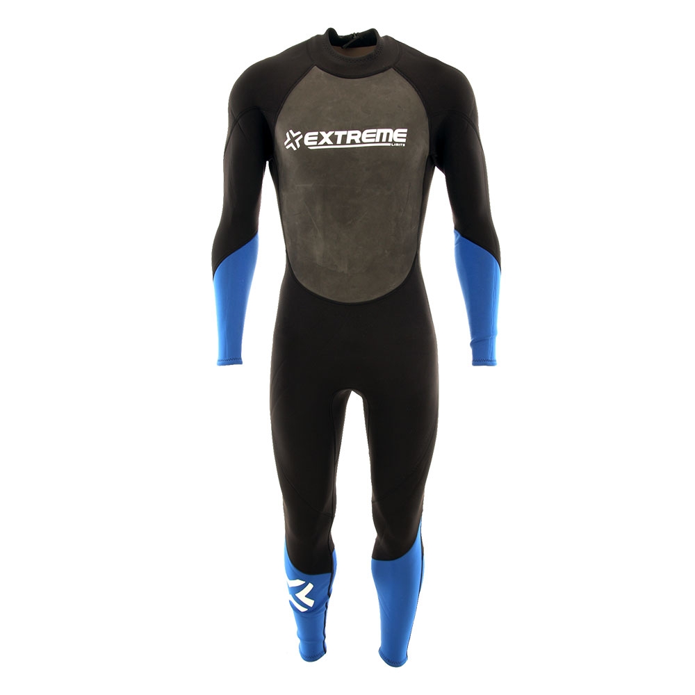 Extreme Limits Reef Mens Steamer Wetsuit 2.5mm Black/Blue S