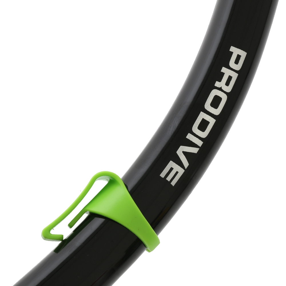 Pro-Dive Twin Lens Premium Silicone Dive Mask and Snorkel Set Green/Black