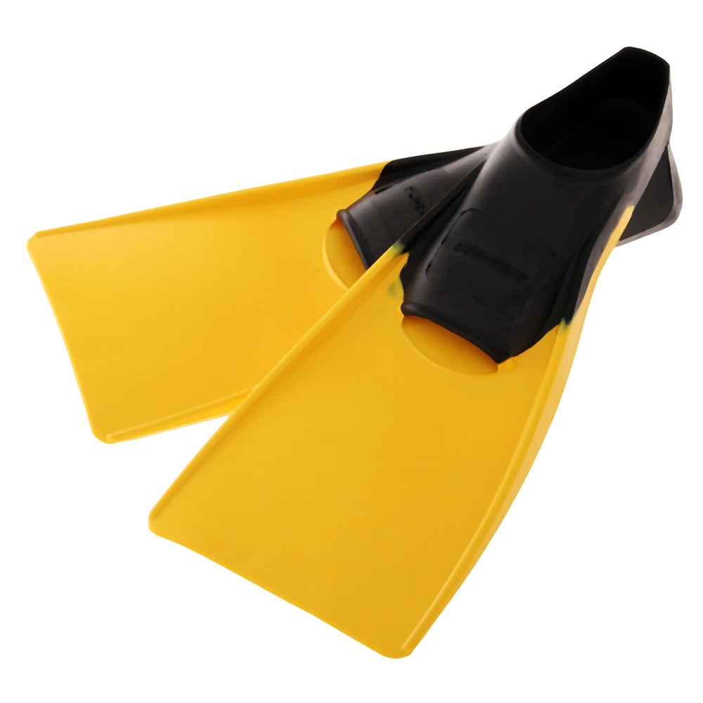 Pro-Dive Rubber Swim Fins Black/Yellow US10-11