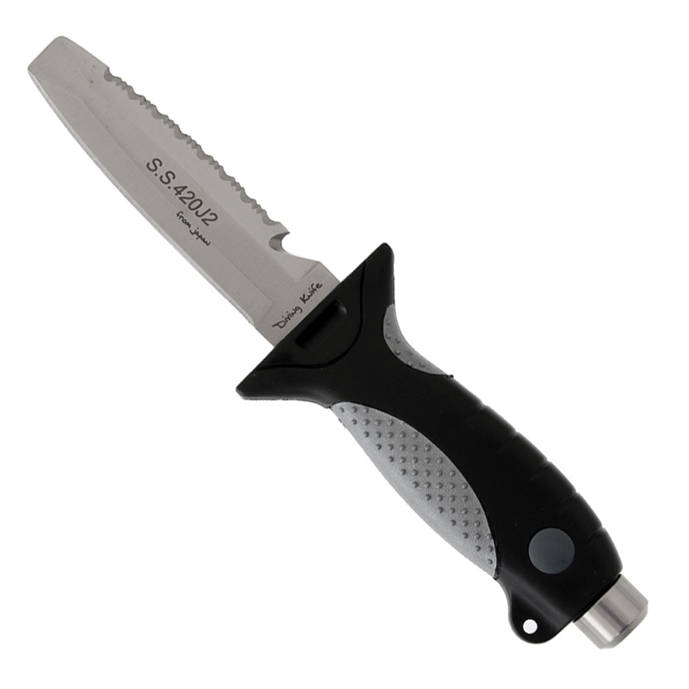 Pro-Dive Chisel Tip Dive Knife Black 11cm