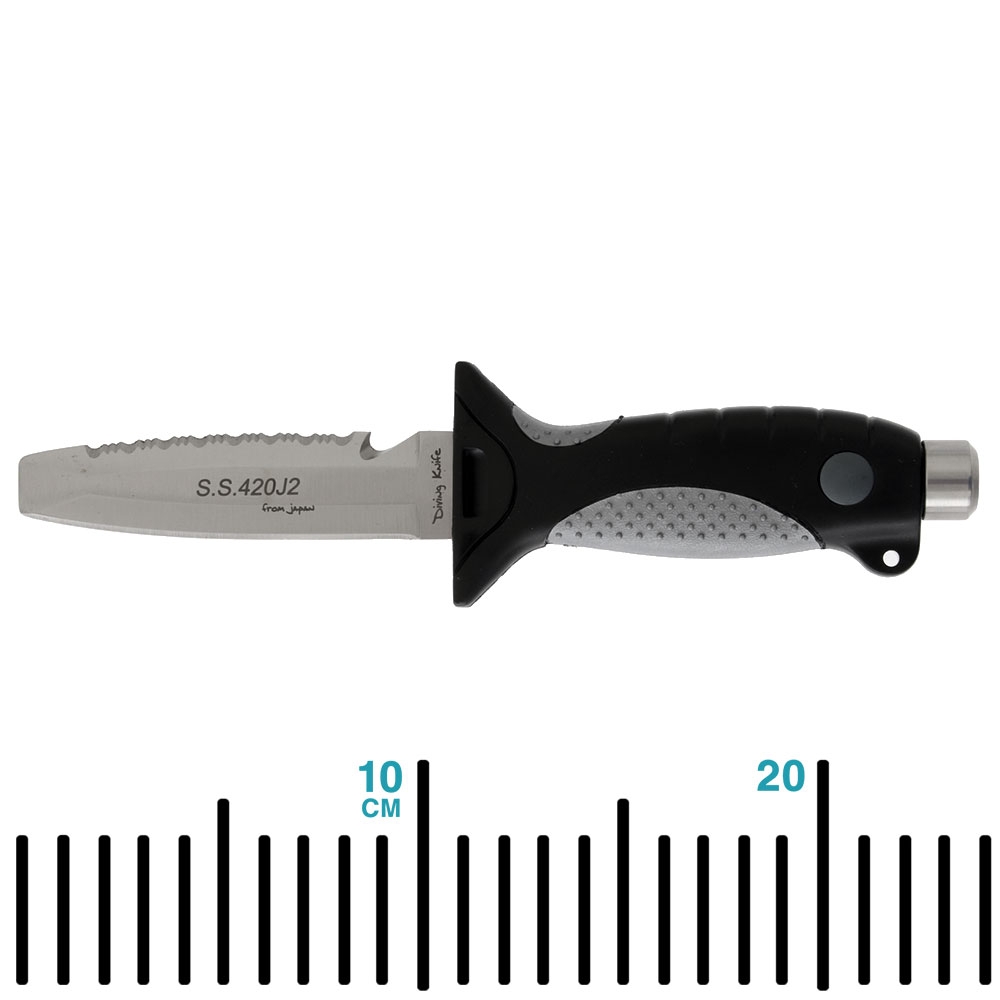 Pro-Dive Chisel Tip Dive Knife Black 11cm