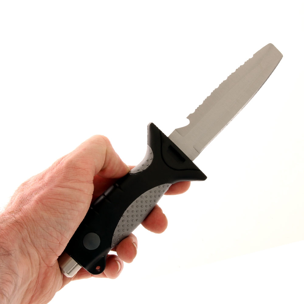 Pro-Dive Chisel Tip Dive Knife Black 11cm