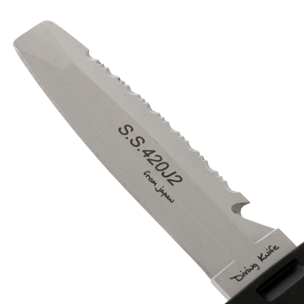 Pro-Dive Chisel Tip Dive Knife Yellow 11cm