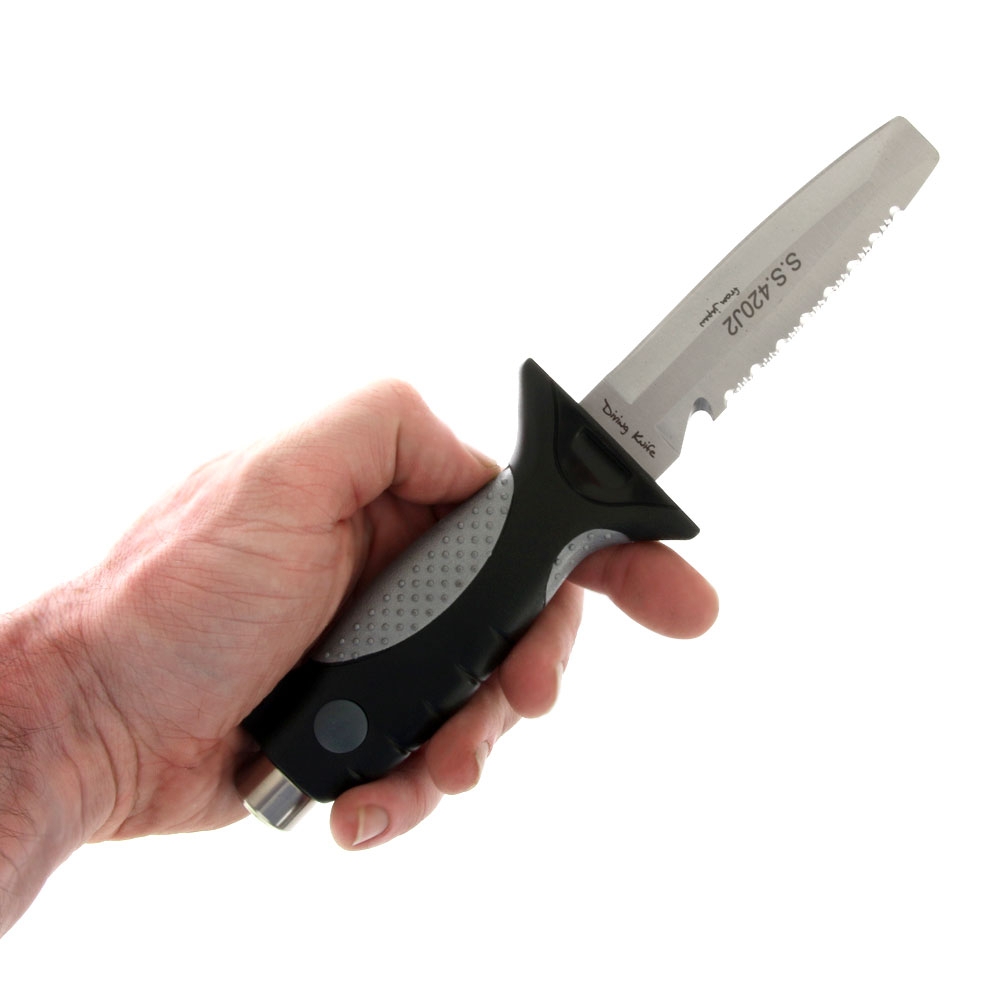 Pro-Dive Chisel Tip Dive Knife Yellow 11cm