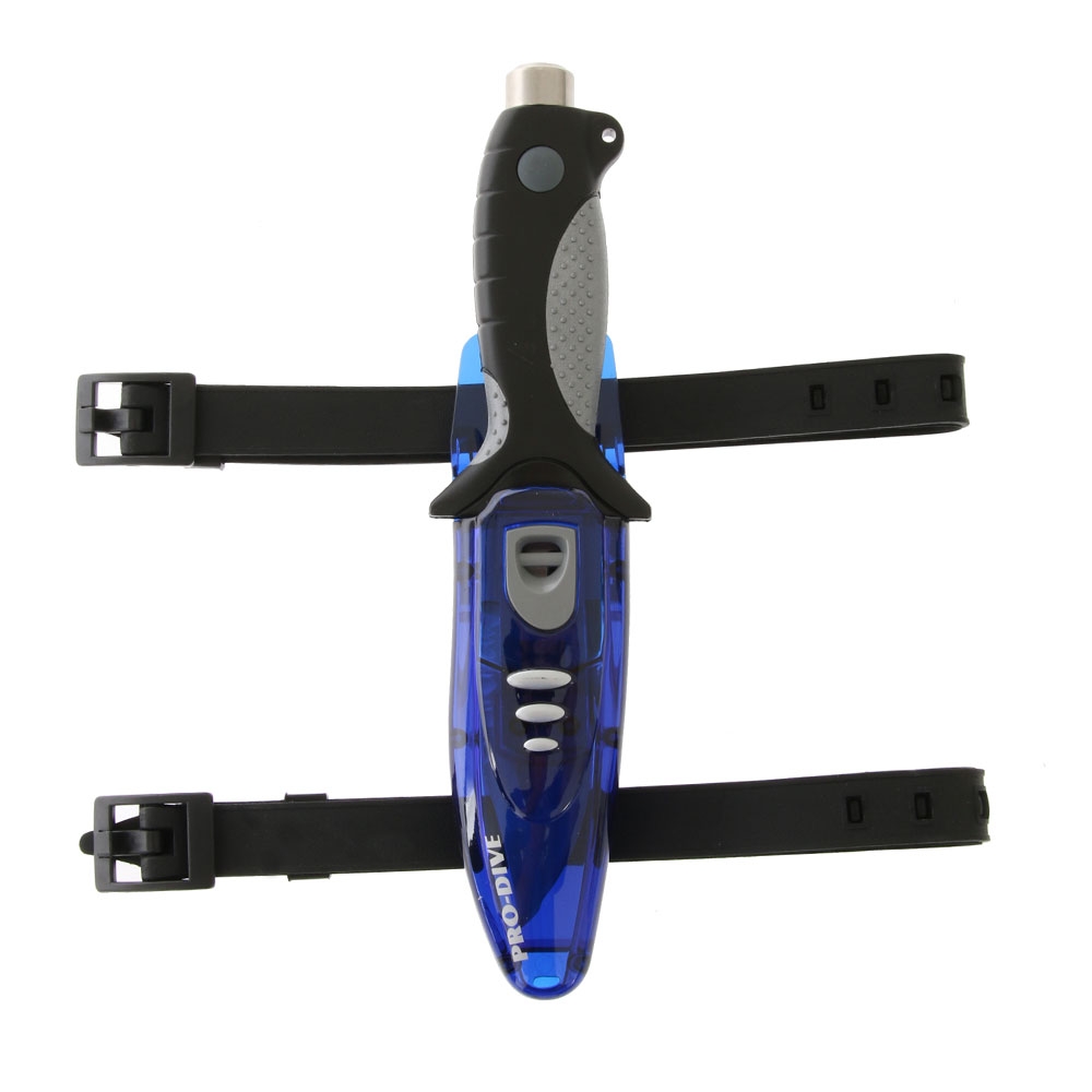 Pro-Dive Drop Point Dive Knife Blue 11cm