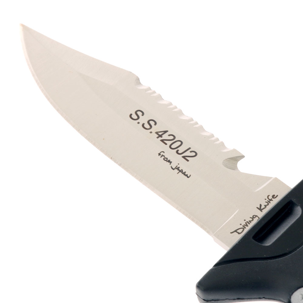 Pro-Dive Drop Point Dive Knife Blue 11cm