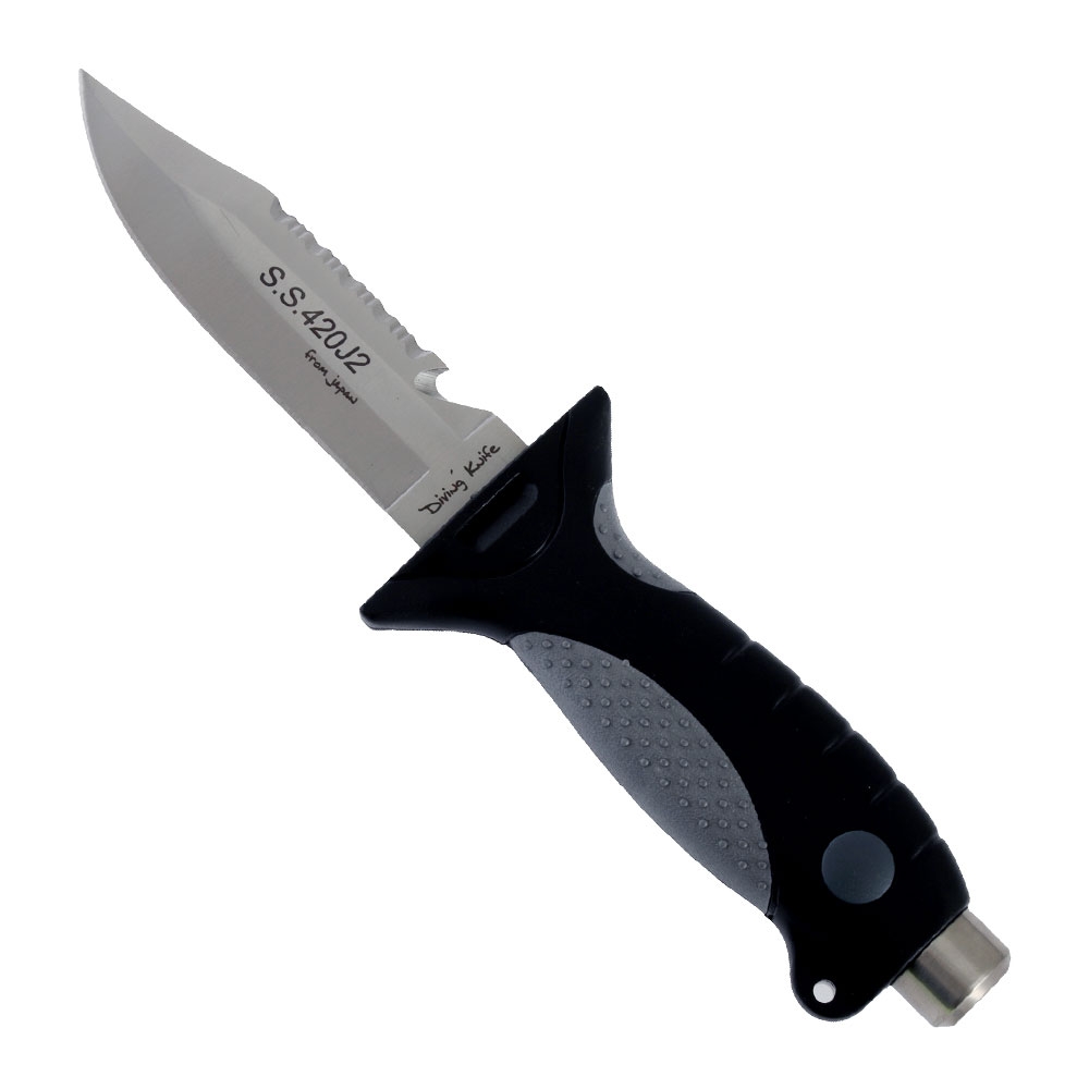 Pro-Dive Drop Point Dive Knife Yellow 11cm