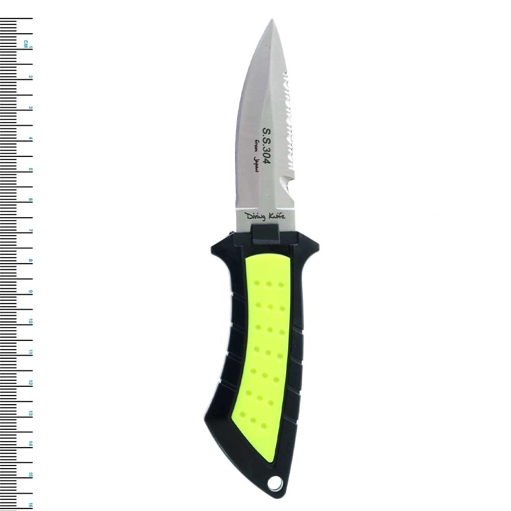 Pro-Dive 304 Stainless Steel Mini Dive Knife Point Tip with Sheath 7cm Pro-Dive 304 Stainless Steel Mini Dive Knife Point Tip with Sheath 7cm