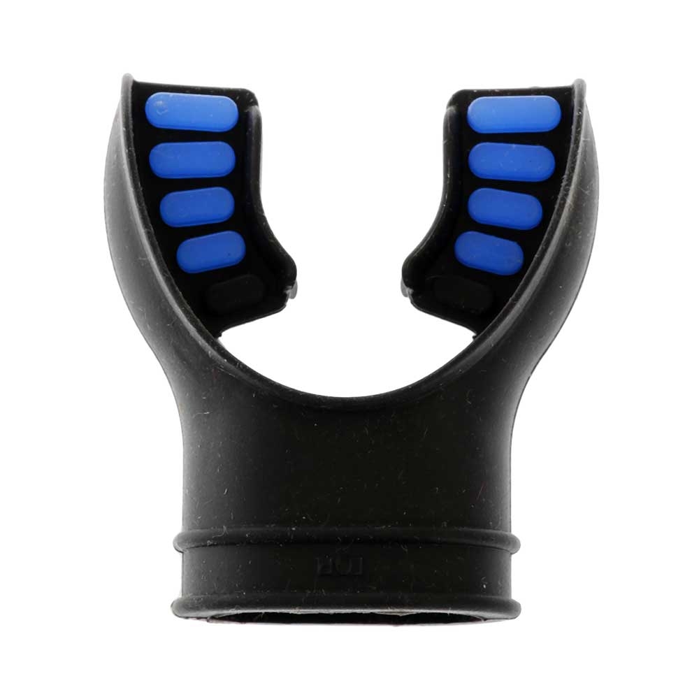 Pro-Dive Silicone Mouthpiece for Dive Regulators Blue Inserts