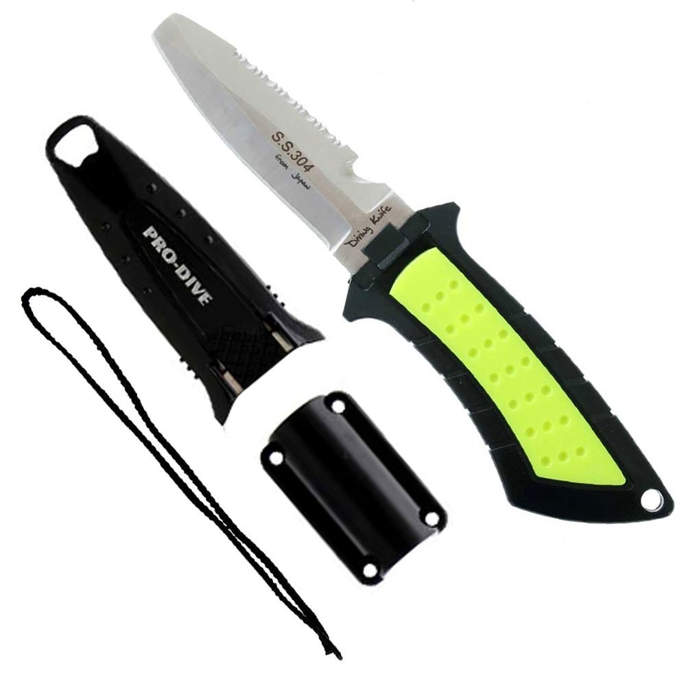 Pro-Dive 304 Stainless Steel Mini Dive Knife Blunt Tip 7cm