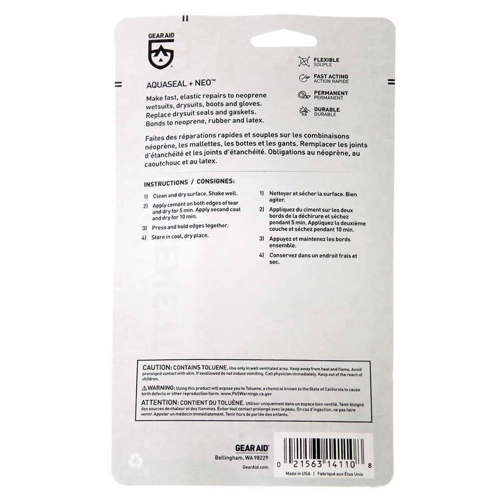 Gear Aid Aquaseal NEO Neoprene Contact Cement 1.5oz