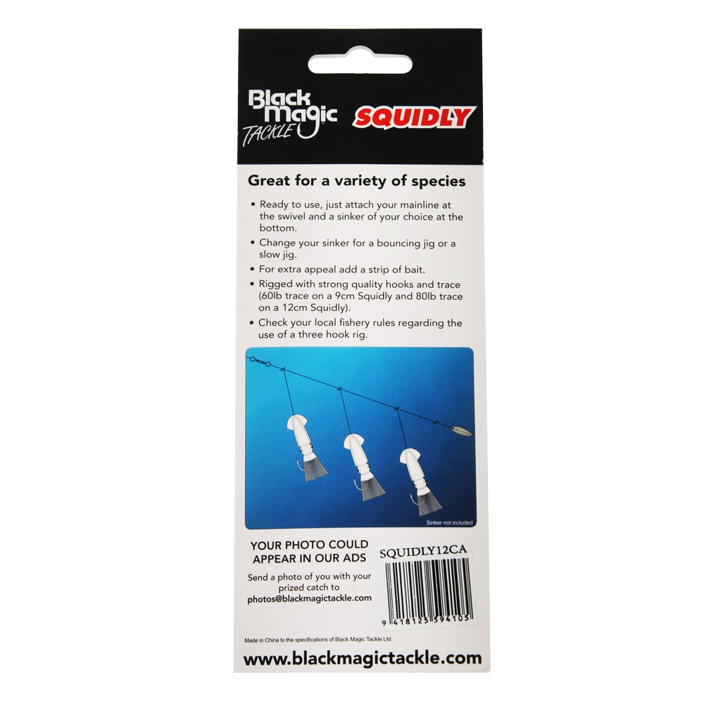 Black Magic Squidly Rig 12cm