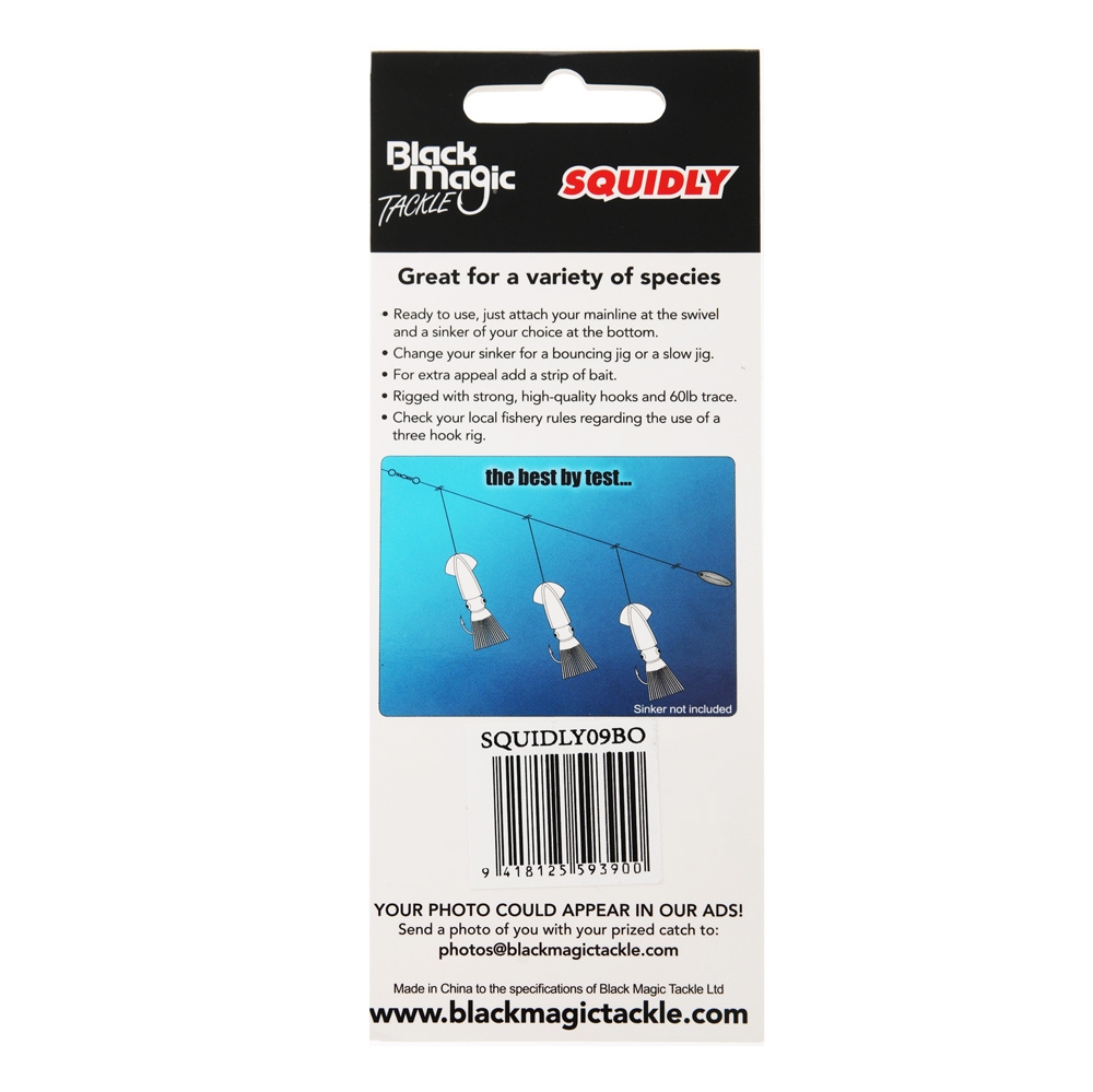 Black Magic Squidly Rig 9cm