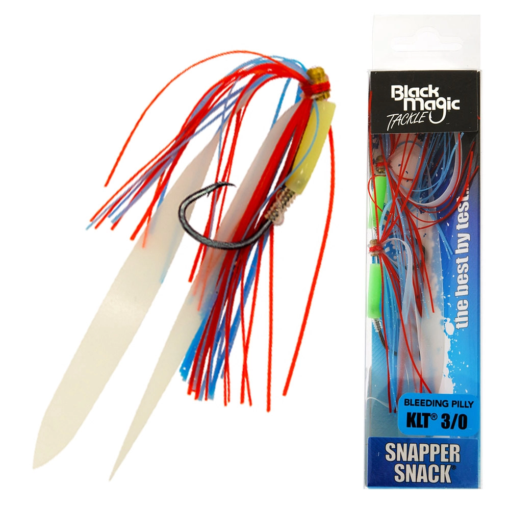 Buy Black Magic Snapper Snack Skirted Flasher Rig 3/0 online at Marine ...