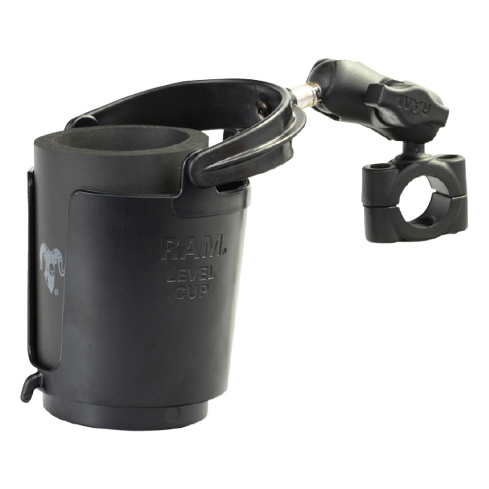 RAM Mounts Level Cup Drink Holder with RAM Torque Medium Rail Base