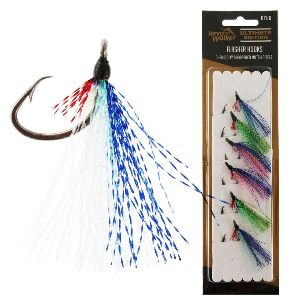 Jarvis Walker Replacement Flasher Hooks 2/0