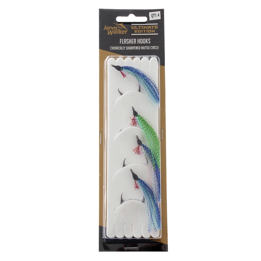 Jarvis Walker Replacement Flasher Hooks 6/0