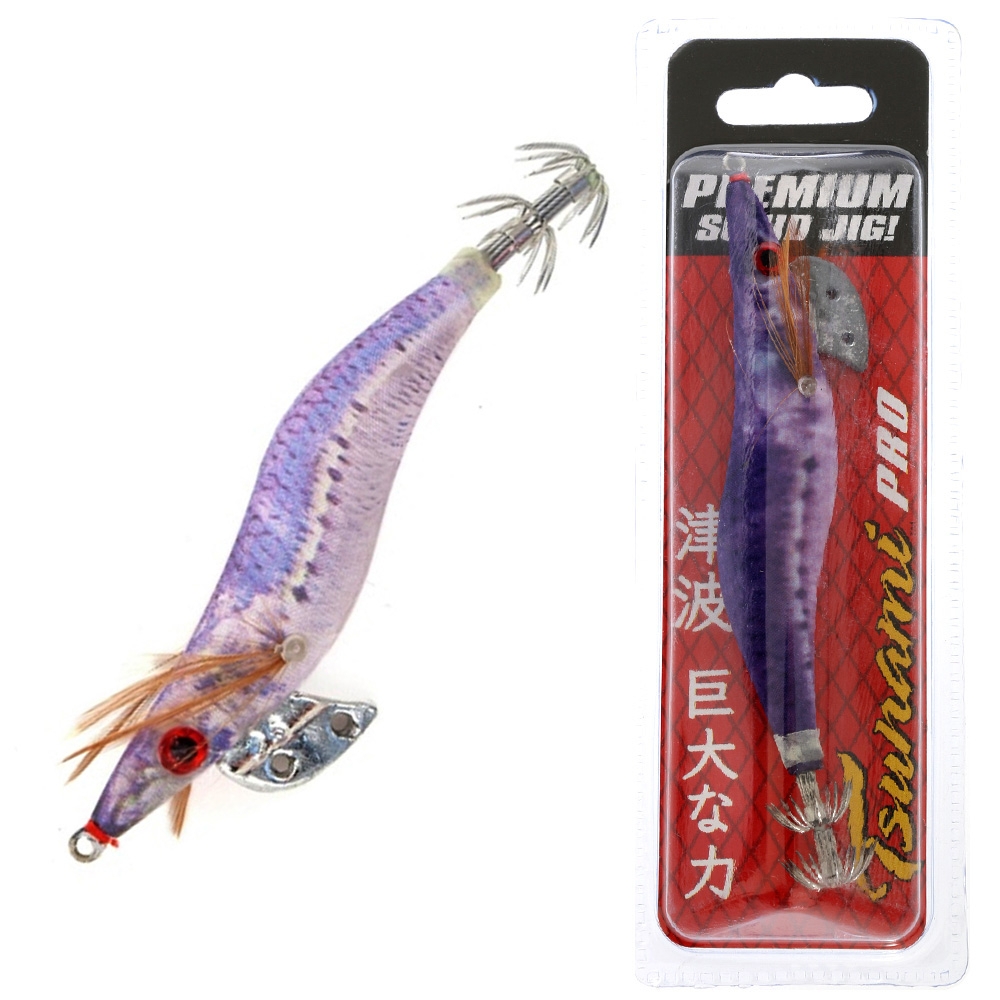 Tsunami Pro Squid Jig 2.5 Fish Skin Blue Mackerel