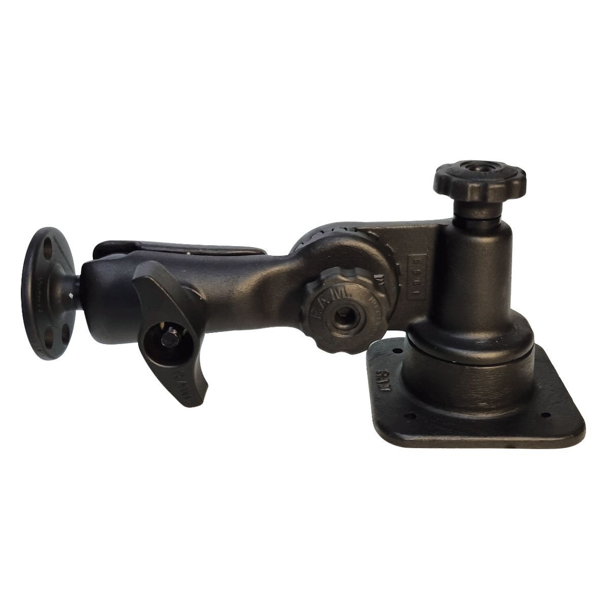 RAM Mount Swing Arm Ratchet Horizontal Base D Round