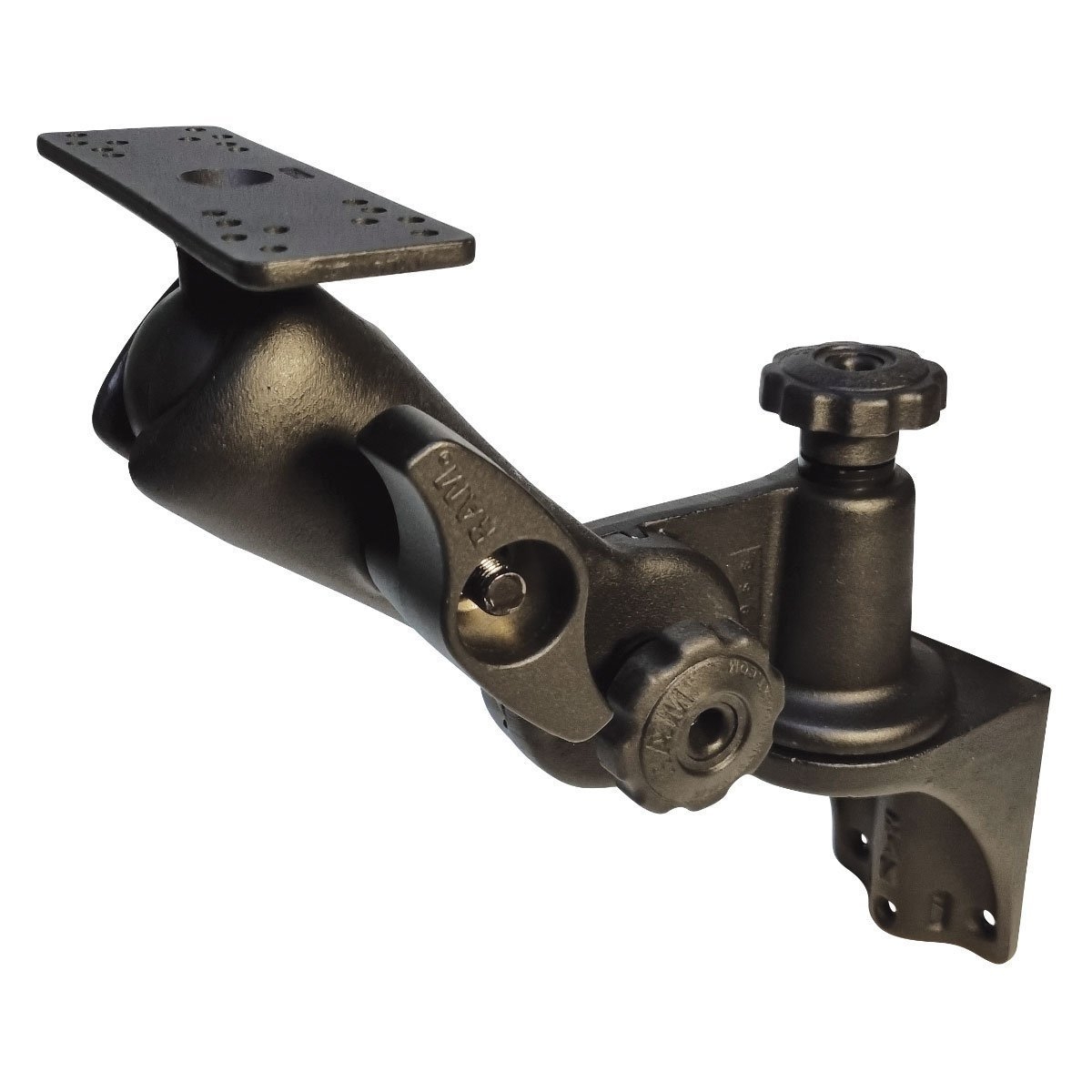 RAM Mount Swing Arm Ratchet Vertical Base D Universal Top